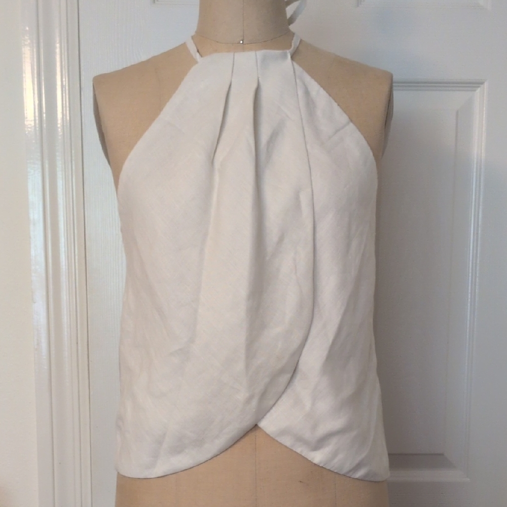 Greek Archaic Kori Tulip Wrap Top Sz. M